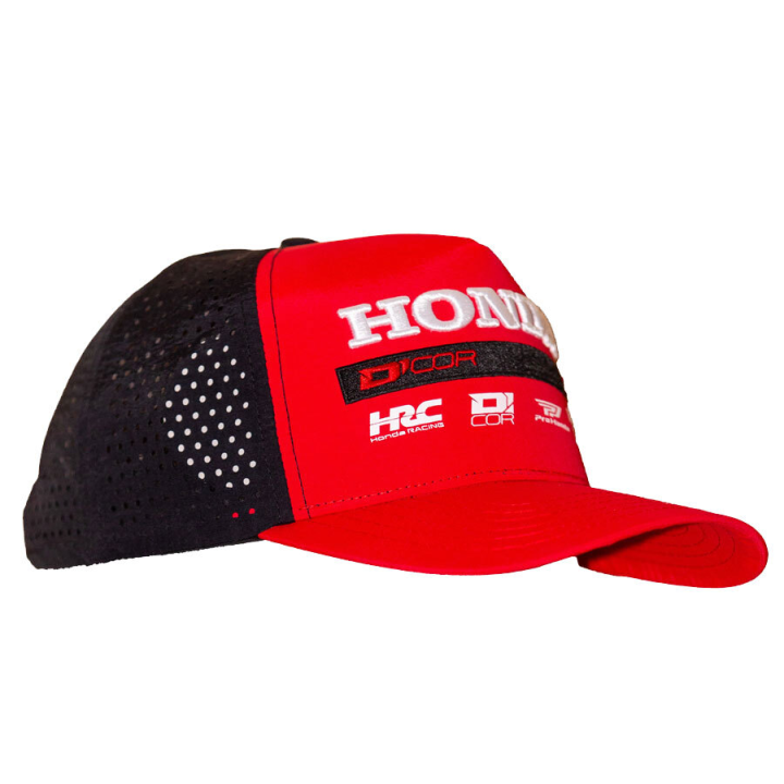 Casquette Honda factory 2 rouge | Oxmoto