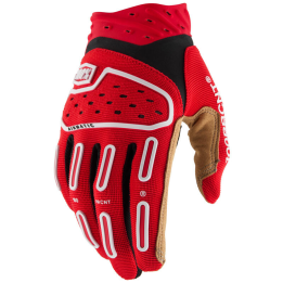 Gants 100% airmatic 2 rouge/noir | Oxmoto