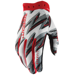 Gants 100% ridefit 2 rouge | Oxmoto