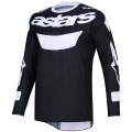 Tenue Alpinestars Racer AIR Riway noir/blanc | Oxmoto
