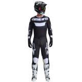 Tenue Alpinestars Racer AIR Riway noir/blanc | Oxmoto