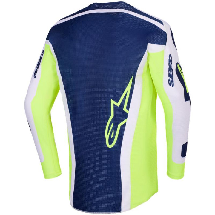 Tenue Alpinestars Racer AIR RIWAY gris/jaune/bleu | Oxmoto