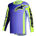Tenue Alpinestars Racer PORTL violet/jaune | Oxmoto