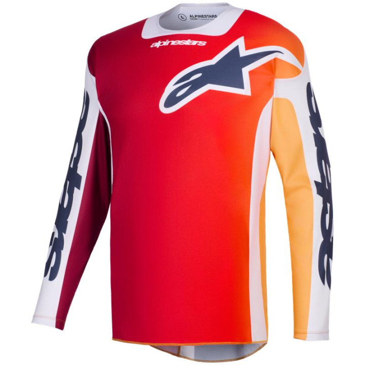 Tenue Alpinestars Racer PORTL rouge/gris | Oxmoto
