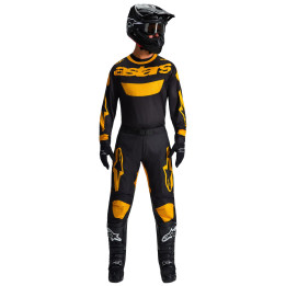 Tenue Alpinestars Racer RIWAY jaune/noir | Oxmoto