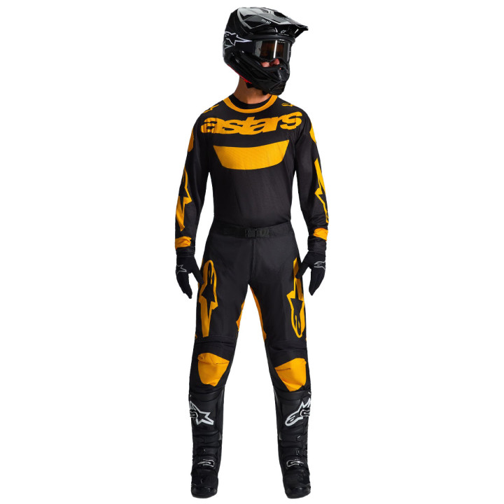 Tenue Alpinestars Racer RIWAY jaune/noir | Oxmoto
