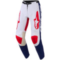 Tenue Alpinestars Racer RIWAY blanc/bleu/rouge | Oxmoto