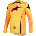 Tenue Alpinestars Techstar NOMUR orange/jaune/rose | Oxmoto