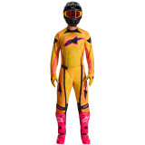 Tenue Alpinestars Techstar NOMUR orange/jaune/rose | Oxmoto