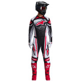 Tenue Alpinestars Techstar NOMUR noir/blanc/rouge | Oxmoto