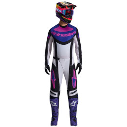 Tenue Alpinestars Techstar KNIF noir/gris/violet | Oxmoto