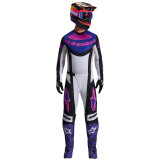 Tenue Alpinestars Techstar KNIF noir/gris/violet | Oxmoto