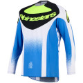 Tenue Alpinestars Techstar KNIF bleu/noir/jaune | Oxmoto