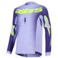Tenue Alpinestars Supertech SCENZ violet/jaune | Oxmoto