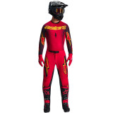 Tenue Alpinestars Supertech SCENZ rouge/noir/jaune | Oxmoto