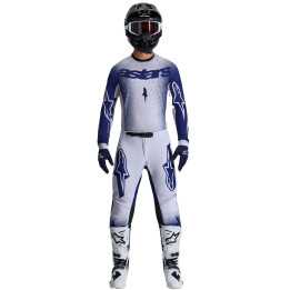 Tenue Alpinestars Supertech SCENZ gris/bleu | Oxmoto