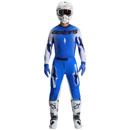 Tenue Alpinestars Supertech SCENZ bleu/blanc | Oxmoto