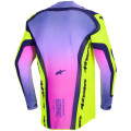 Tenue Alpinestars Supertech VISTA jaune/violet/noir | Oxmoto