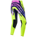 Tenue Alpinestars Supertech VISTA jaune/violet/noir | Oxmoto
