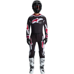 Tenue Alpinestars Supertech AFD Vista noir/rouge/blanc