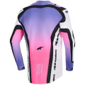 Tenue Alpinestars Supertech AFD Vista blanc/violet | Oxmoto