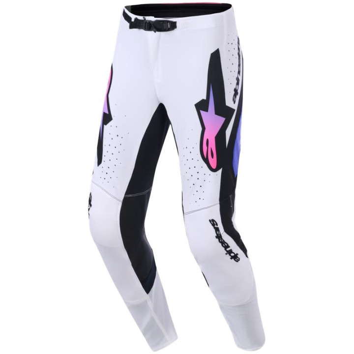 Tenue Alpinestars Supertech AFD Vista blanc/violet | Oxmoto
