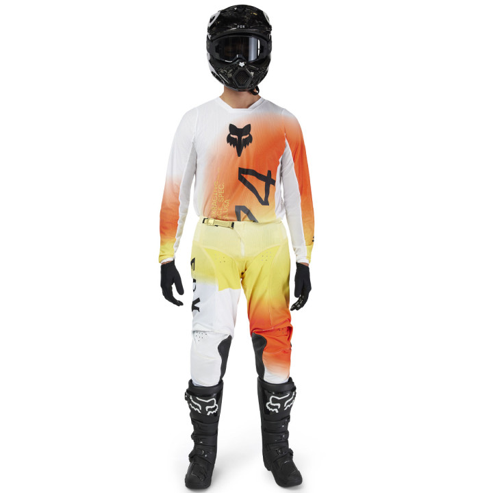 Tenue FOX 180 Air Haze blanc | Oxmoto