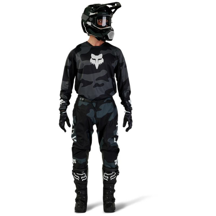 Tenue FOX 180 BNKR noir/camo | Oxmoto