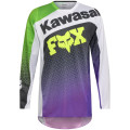 Tenue FOX 180 Kawasaki violet/blanc | Oxmoto
