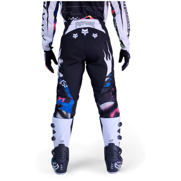 Tenue FOX 180 Image Cosmo blanc/noir | Oxmoto