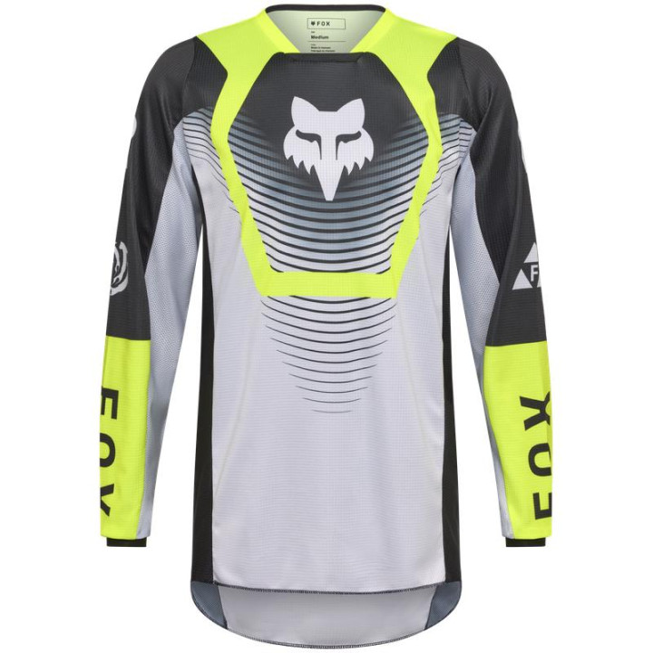Tenue FOX 180 Collect gris/jaune | Oxmoto