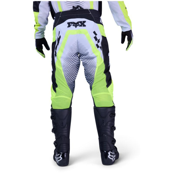 Tenue FOX 180 Collect gris/jaune | Oxmoto