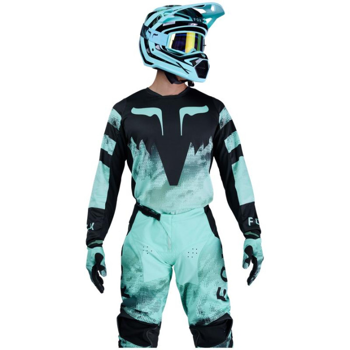 Tenue FOX 180 Kairos turquoise | Oxmoto