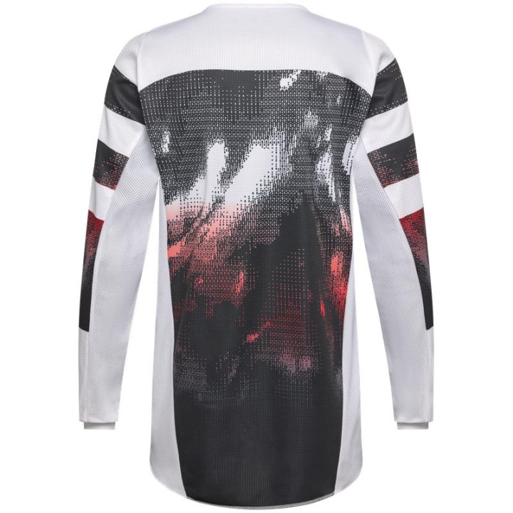 Tenue FOX 180 Kairos blanc/rouge | Oxmoto