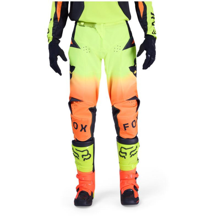 Tenue FOX 180 Shield jaune fluo | Oxmoto