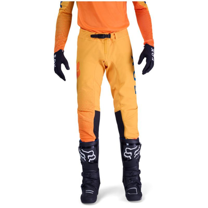 Tenue FOX Flexair Fracture tangerine | Oxmoto