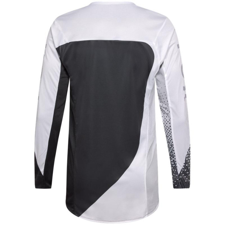 Tenue FOX Flexair Fracture blanc/noir | Oxmoto