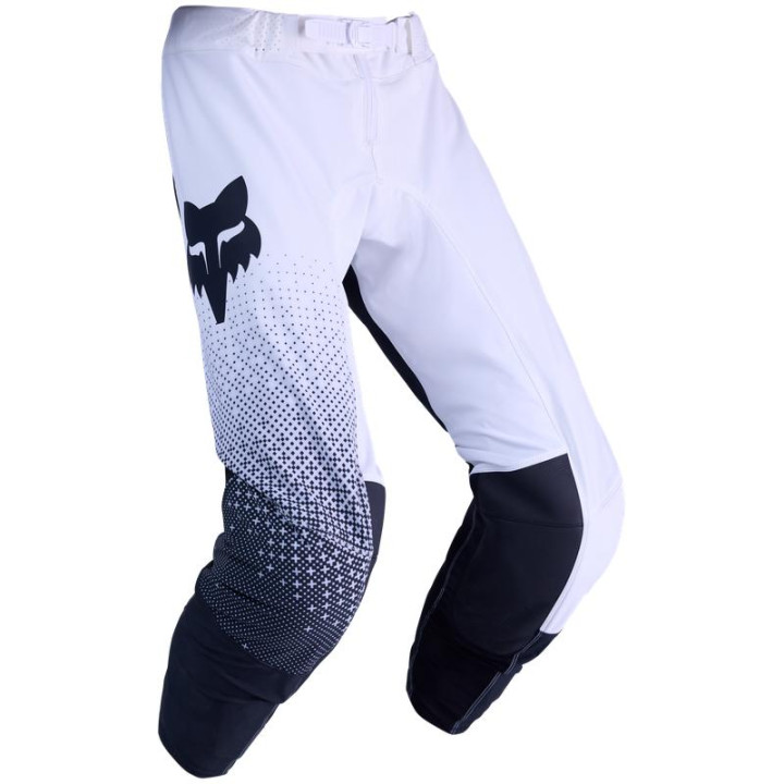 Tenue FOX Flexair Fracture blanc/noir | Oxmoto