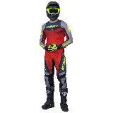 Tenue KENNY Force Beach gris/rouge | Oxmoto
