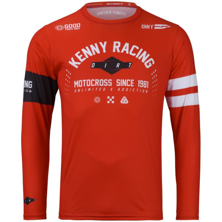 Tenue KENNY Track dirt rouge | Oxmoto