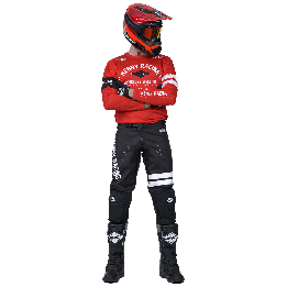Tenue KENNY Track dirt rouge | Oxmoto