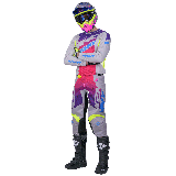 Tenue KENNY Track zoom gris | Oxmoto