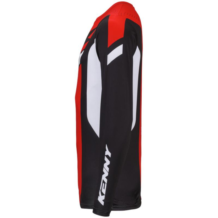 Tenue KENNY Track zoom rouge | Oxmoto