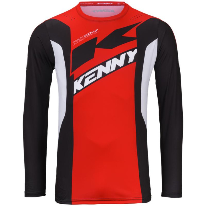 Tenue KENNY Track zoom rouge | Oxmoto