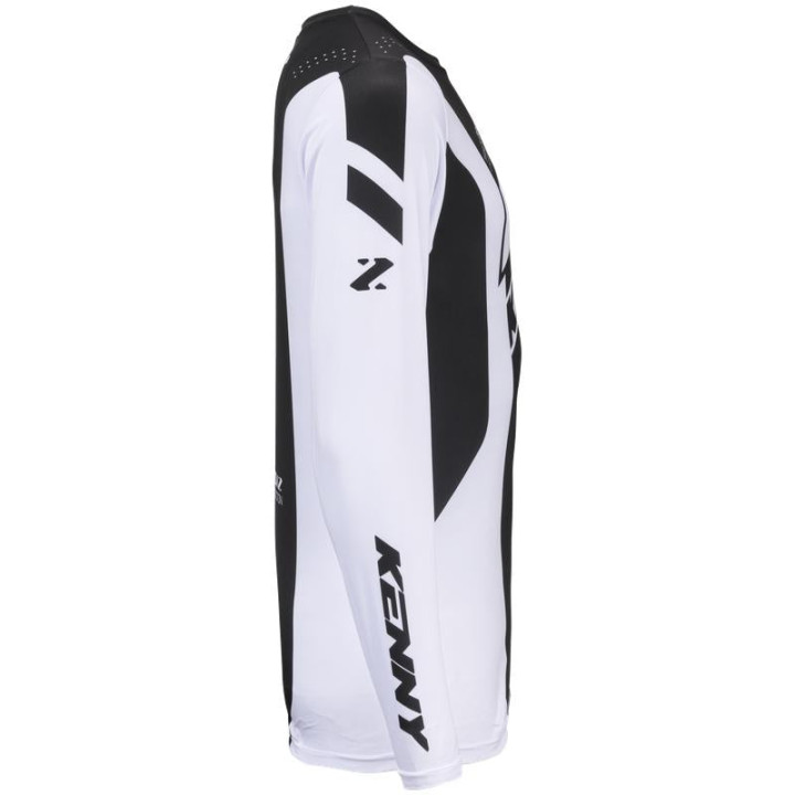 Tenue KENNY Track zoom noir/blanc | Oxmoto