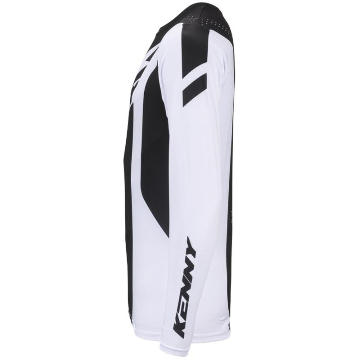 Tenue KENNY Track zoom noir/blanc | Oxmoto