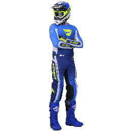 Tenue KENNY Performance bleu | Oxmoto