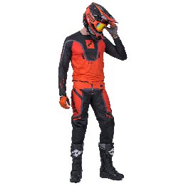 Tenue KENNY Titanium gradient orange | Oxmoto