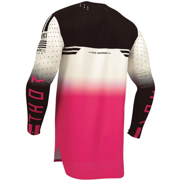Tenue Thor SPORTMODE Geo rose/noir | Oxmoto