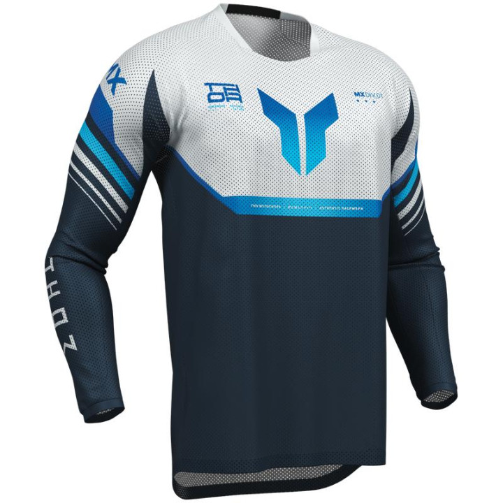 Tenue Thor LAUNCHMODE Air Raptor bleu/blanc | Oxmoto
